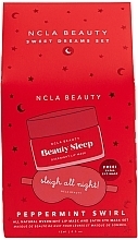 Fragrances, Perfumes, Cosmetics Set - NCLA Beauty Sweet Dreams Peppermint Swirl Lip Mask Gift Set (lip mask/15 ml + sleeping mask/1 pc)