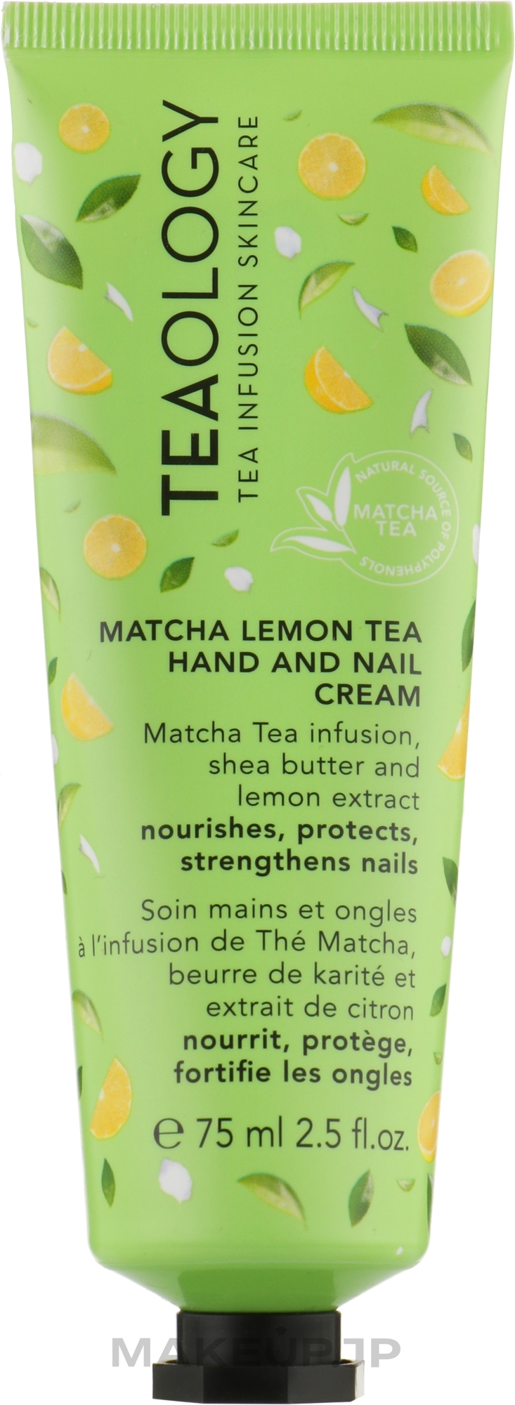 Hand & Nail Cream - Teaology Matcha Tea Hand And Nail Cream — photo 75 ml