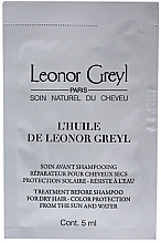 Fragrances, Perfumes, Cosmetics Hair Oil - Leonor Greyl L'Huile Treatment Before Shampoo (sample)