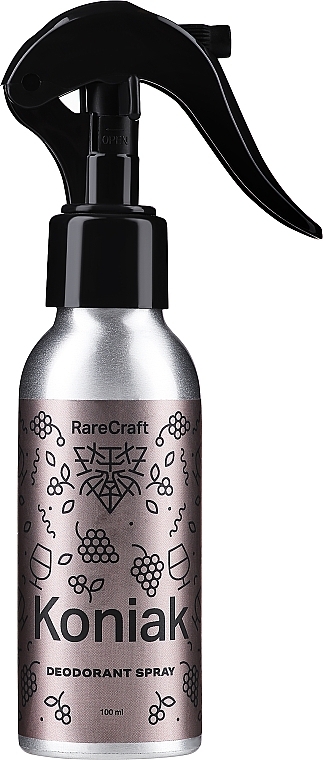 Deodorant Spray "Cognac" - RareCraft Koniak Deodorant — photo N1