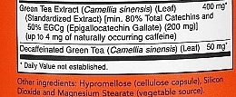 Green Tea Extract, EGCg 400mg - Now Foods EGCg Green Tea Extract — photo N4