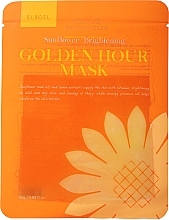 Fragrances, Perfumes, Cosmetics Brightening Sheet Mask - Elroel Golden Hour Mask Sunflower Brightening