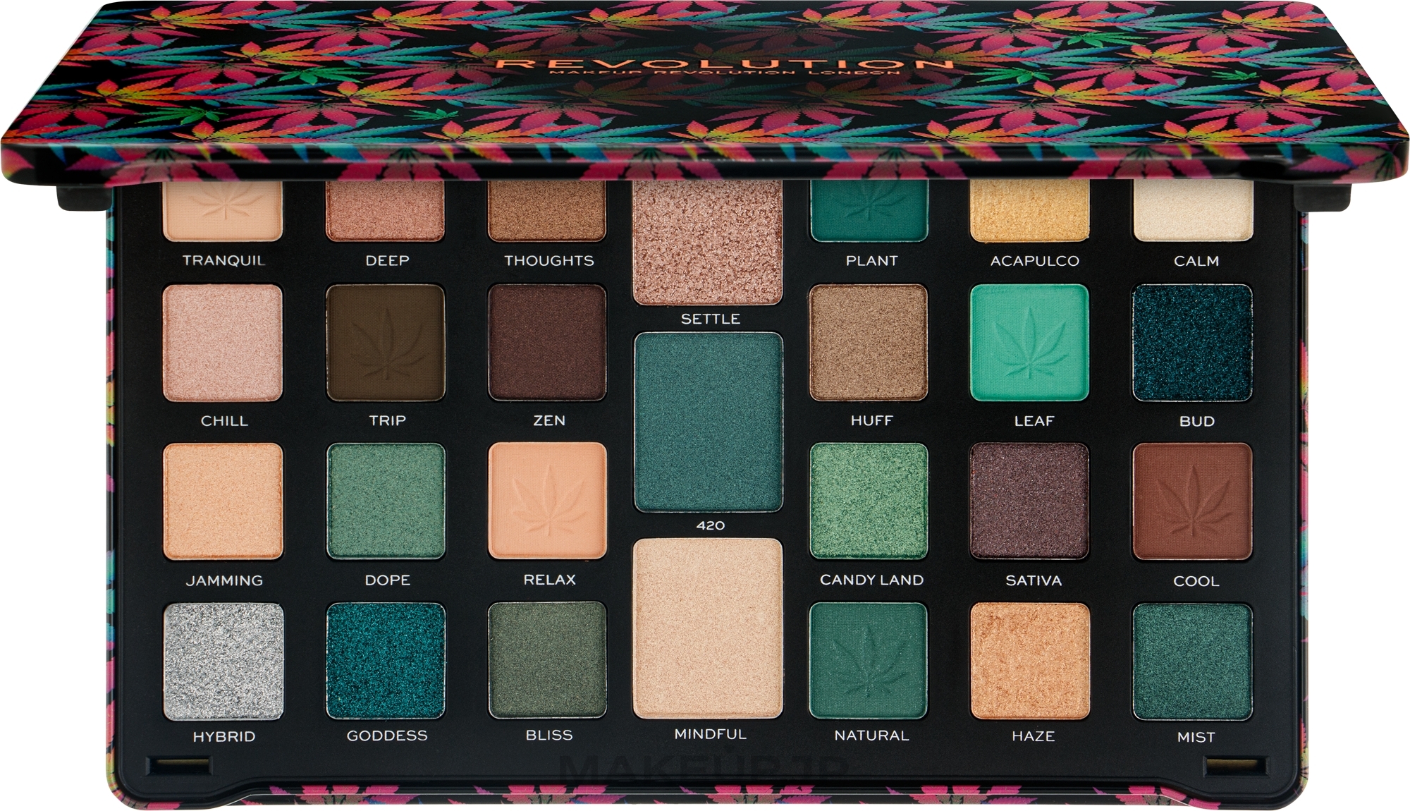 Eyeshadow Palette - Makeup Revolution Forever Limitless Extra Chilled Eyeshadow Palette — photo 33 g