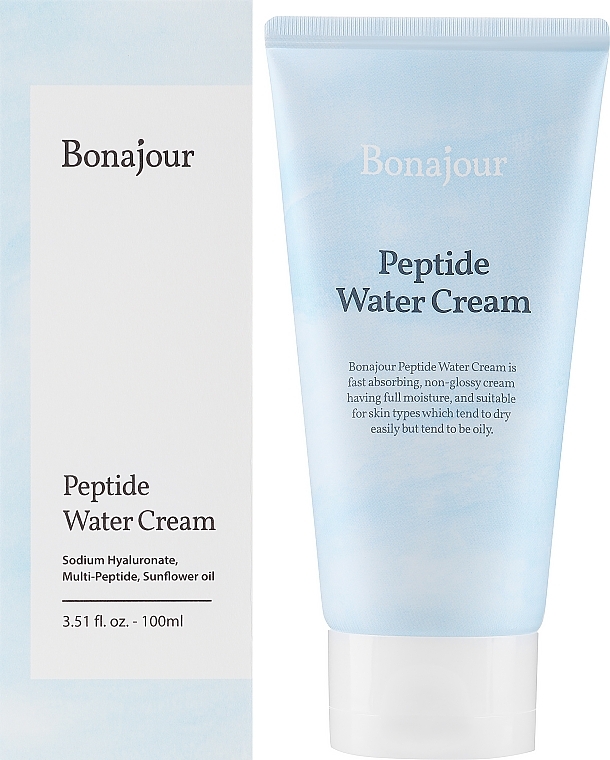 Refreshing & Moisturizing Peptide Cream - Bonajour Peptide Water Cream — photo N2