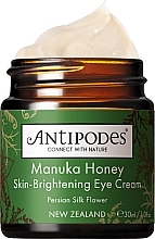 Fragrances, Perfumes, Cosmetics Manuka Honey Brightening Eye Cream - Antipodes Manuka Honey Skin-Brightening Eye Cream