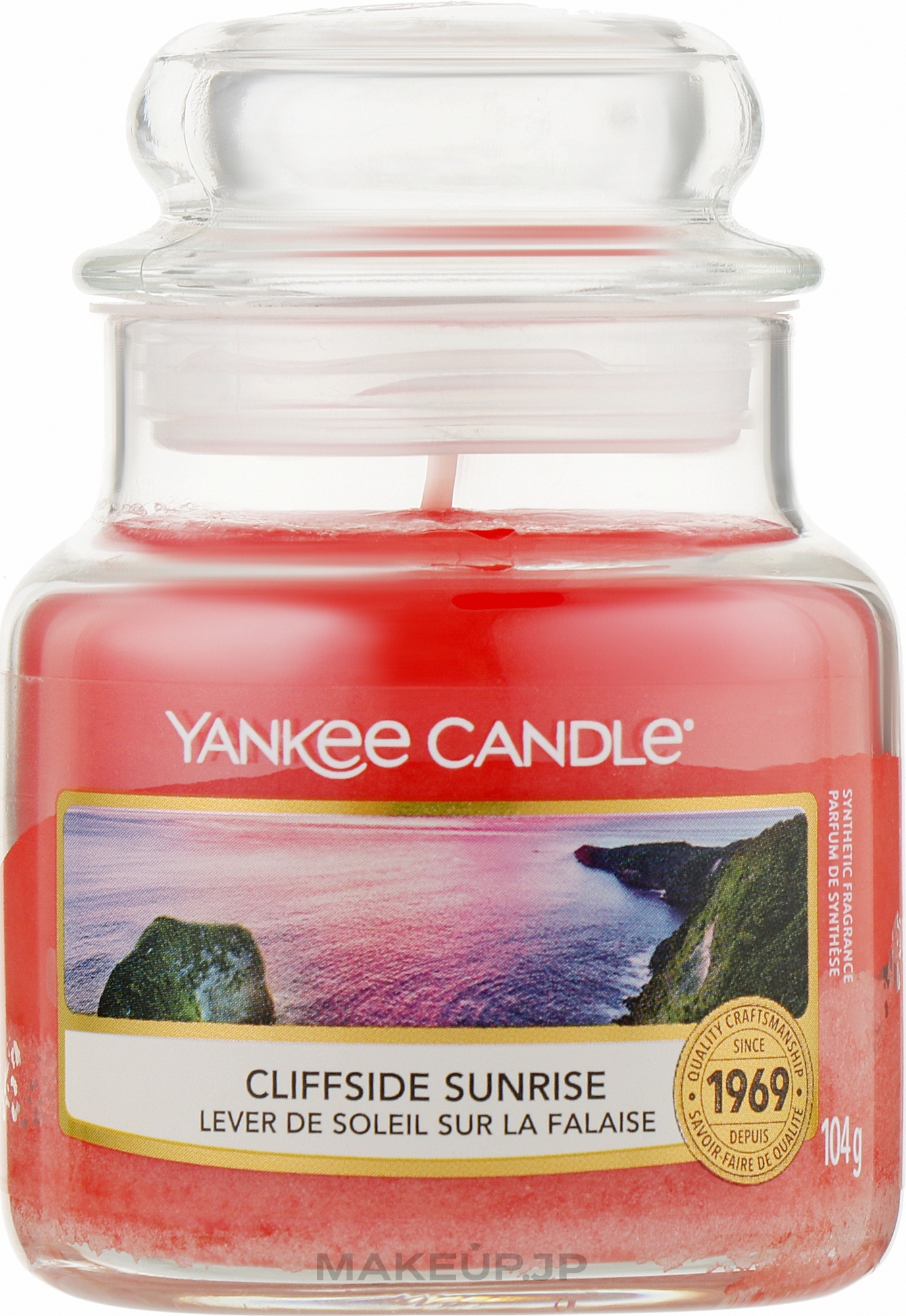 Scented Candle in Jar - Yankee Candle Classic Cliffside Sunrise — photo 104 g