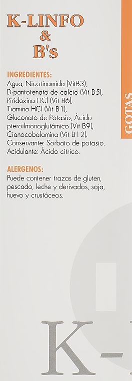 Decongestant Dietary Supplement - Simildiet Laboratorios K-Linfo And B's Drops — photo N3