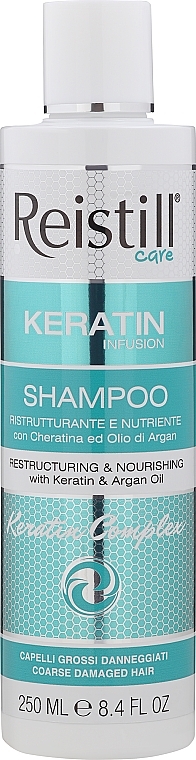 Smoothing Keratin Shampoo for Coarse Hair - Reistill Keratin Infusion Shampoo — photo N3