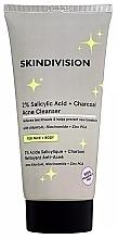 Anti-Acne Cleanser - SkinDivision 2% Salicylic Acid + Charcoal Acne Cleanser — photo N1