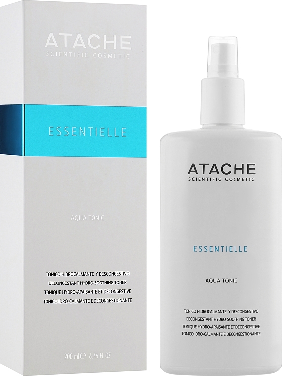 Moisturizing Soothing Face Toner - Atache Essentielle Hydrocalming & Decongestive Tonic — photo N2