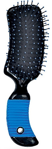 Large Daily Care Hair Brush, rectangular, blue - Laskovaya — photo N1