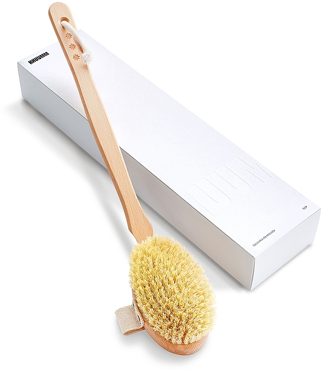 Massage Body Brush with Replaceable Handle - Hhuumm Premium №2 — photo N1