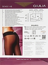 Tights "Sensi Vita Bassa" 40 den, daino - Giulia — photo N2