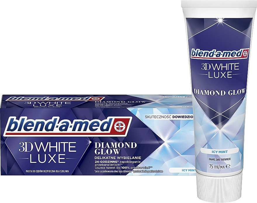 Toothpaste - Blend-A-Med 3D White Luxe 3D White Luxe Diamond Glow — photo N1