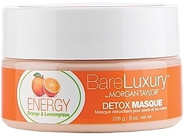 Fragrances, Perfumes, Cosmetics Orange & Lemongrass Hand & Foot Mask - Morgan Taylor Bare Luxury Energy Orange & Lemongrass Detox Masque