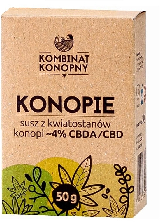 4% Hemp Dietary Supplement - Kombinat Konopny 4% CBDA/CBD — photo N1