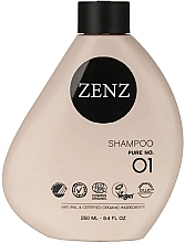 Fragrances, Perfumes, Cosmetics Moisturizing Shampoo - Zenz Organic No. 01 Pure Shampoo