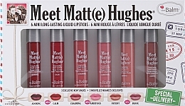 Matte Liquid Lipstick Set - TheBalm Meet Matt(e) Hughes® Special Delivery (lipstick/6x1,2ml) — photo N1