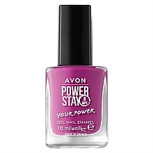 Fragrances, Perfumes, Cosmetics Avon Power Stay 8 Days Your Power Gel Nail Enamel - Gel Formula Nail Polish