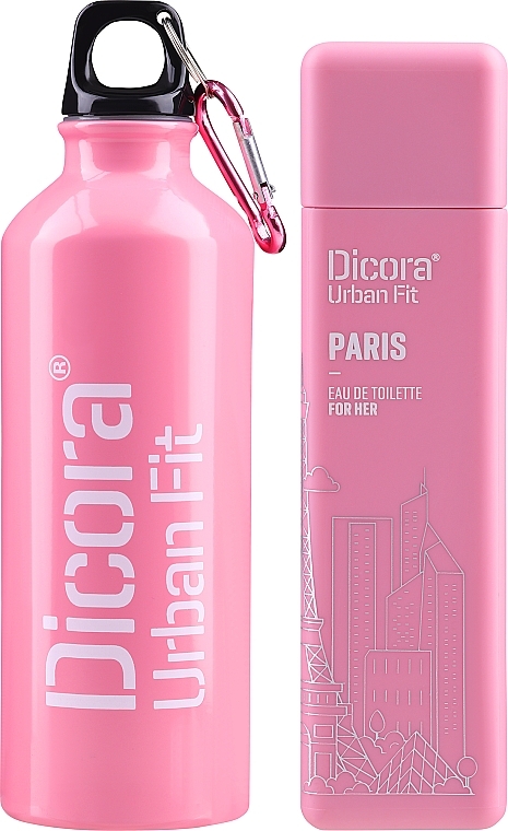 Dicora Urban Fit Paris - Set (edt/100ml + bottle/500ml) — photo N2