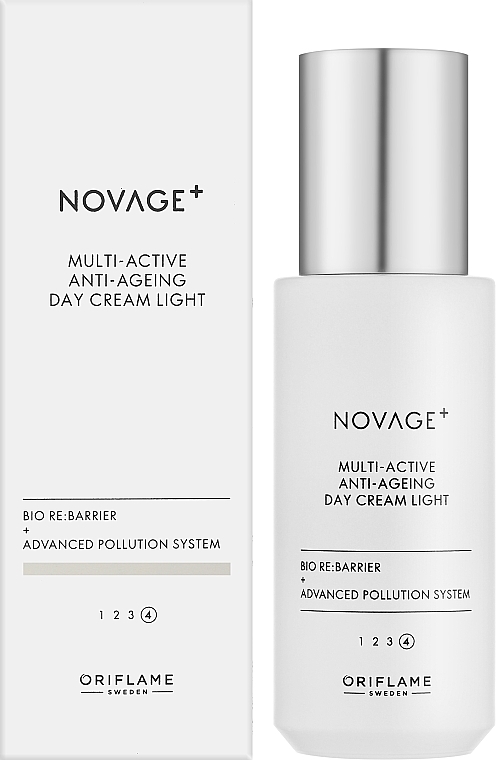 Lightweight Multi-Active Day Face Cream - Oriflame Novage+ Multi-Active Anti-Ageing Day Cream Light — photo N12