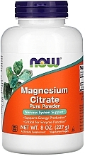 Fragrances, Perfumes, Cosmetics Minerals Magnesium Citrate, powder - Now Foods Magnesium Citrate Pure Powder