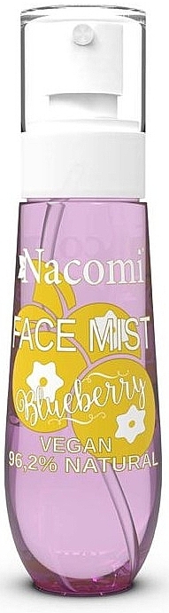 Face Spray "Blueberry" - Nacomi Face Mist Blueberry — photo N1