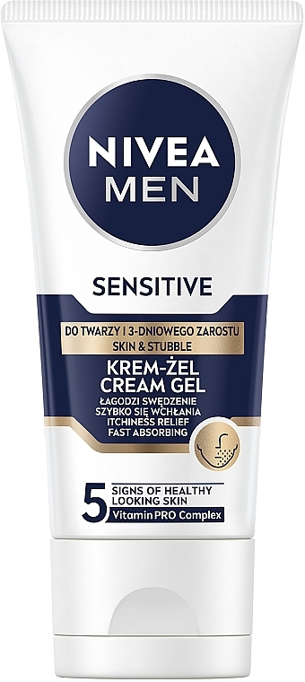 Cream Gel for Sensitive Skin and Stubble - NIVEA MEN — photo N1