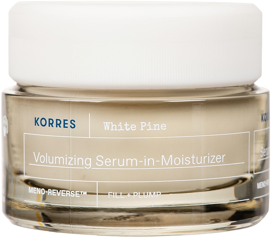 Set - Korres White Pine Menopause Essentials Day Routine Set (d/cr/40ml + ser/15ml+ bag) — photo N2