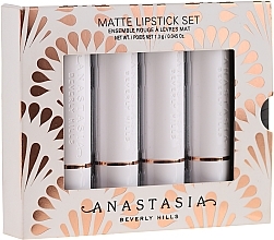 Fragrances, Perfumes, Cosmetics Set - Anastasia Beverly Hills Mini Matte Lipstick Set (lip/stick/4x1.3g)