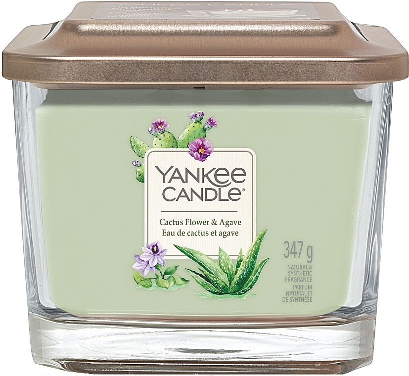 Scented Candle - Yankee Candle Elevation Cactus Flower&Agave — photo N4