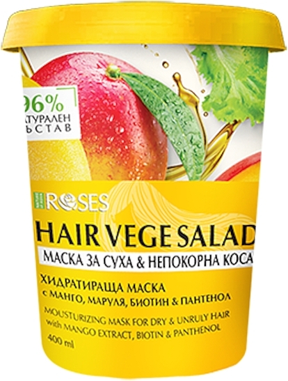 Mango & Vege Salad Hair Mask - Nature Of Agiva Roses Hair Vege Salad Hair Mask For Dry & Unruly Hair — photo N1