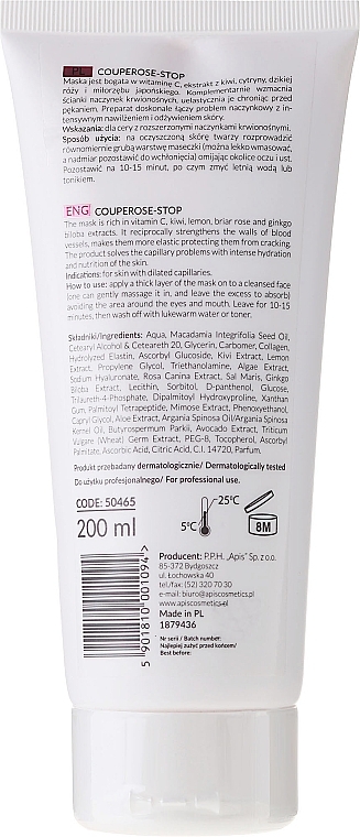 Couperose-Prone Skin Mask - APIS Professional Couperose-Stop Mask — photo N2