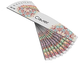 Nail File 'Mandala' 150/150, crescent, 10 pcs - Clavier Mandala  — photo N2