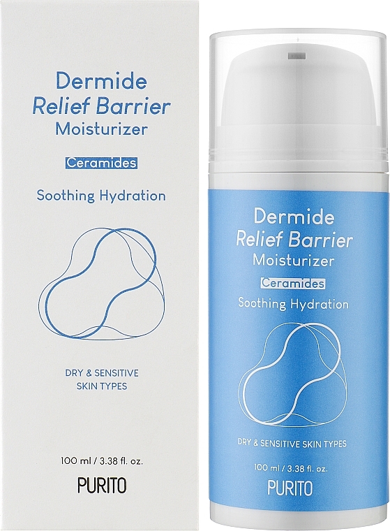 Moisturizing Barrier Face Cream - Purito Dermide Relief Barrier Moisturizer — photo N2