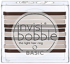 Fragrances, Perfumes, Cosmetics Hair Ring Set - Invisibobble Basic Mocca & Cream