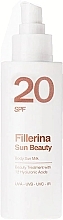 Fragrances, Perfumes, Cosmetics Sun Protection Body Milk - Fillerina Sun Beauty Body Sun Milk SPF20