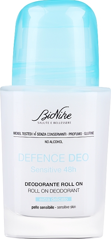 Sensitive 48H Roll-On Deodorant - BioNike Defence Deo Sensitive 48H Extra Delicate — photo N1