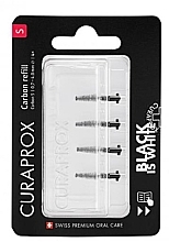 Fragrances, Perfumes, Cosmetics Brush Set 'Black Is White CPS Carbon', S - Curaprox