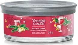 Fragrances, Perfumes, Cosmetics Scented Candle in Glass 'Holiday Cheer', 5 wicks - Yankee Candle Singnature