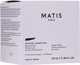 Fragrances, Perfumes, Cosmetics Intense Hydration Facial Gel Mask - Matis Reponse Corrective Hyalu-Flash Intense Hydration Gel Mask
