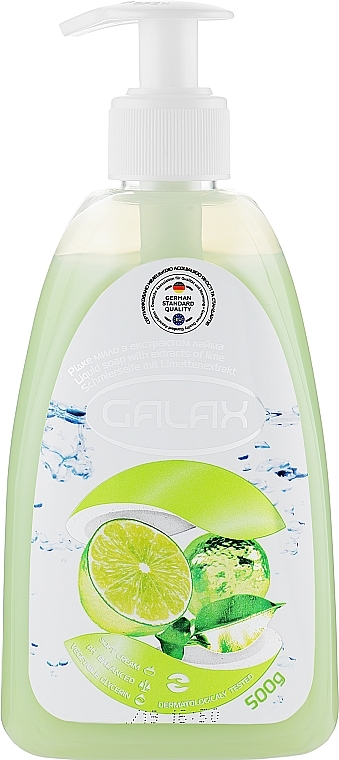 Antibacterial Liquid Soap with Lime Extract - Galax — photo N1