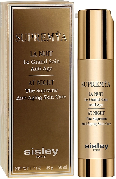 Complex Anti-Aging Night Cream-Serum - Sisley Supremya At Night The Supreme Anti-Aging Skin Care — photo N1
