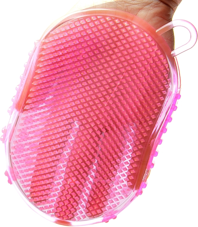 Anti-Cellulite Massage Mitten, pink - Soap Stories — photo N3