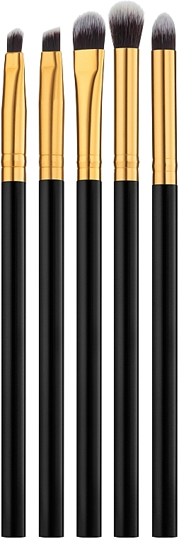 Makeup Brushes Set 5in1, PF-82, black - Puffic Fashion — photo N1