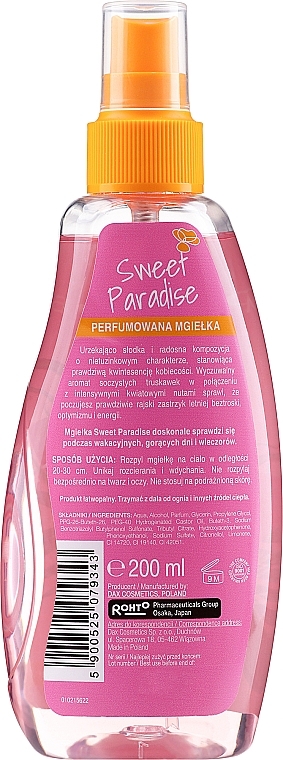 Perfumed Body Mist - Perfecta Sweet Paradise — photo N15