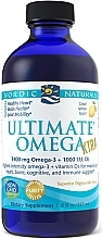 Dietary Supplement in Liquid "Omega Extra + Vitamin D", 3500mg - Nordic Naturals Ultimate Omega Xtra Lemon — photo N1