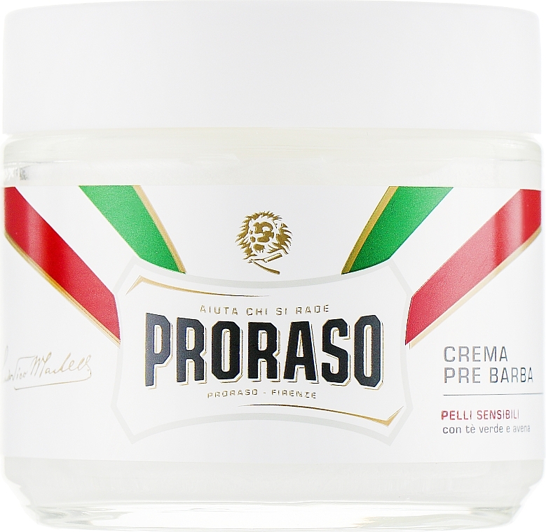 Set - Proraso Classic Shaving Metal White "Toccasana" (pre/cr/100ml + sh/cr/150ml + ash/cr/100ml) — photo N10