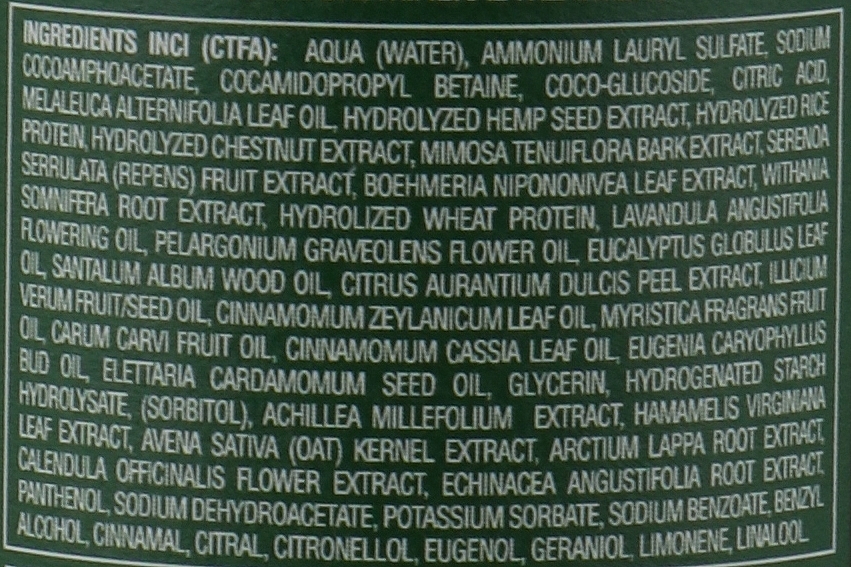 Anti-Dandruff Shampoo with Tea Tree Oil - Emmebi Italia BioNatural Mineral Treatment Anti-Dandruff Shampoo — photo N15