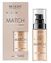 ファンデーション - Revers New Skin Match メイクアップ ファンデーション — photo N1